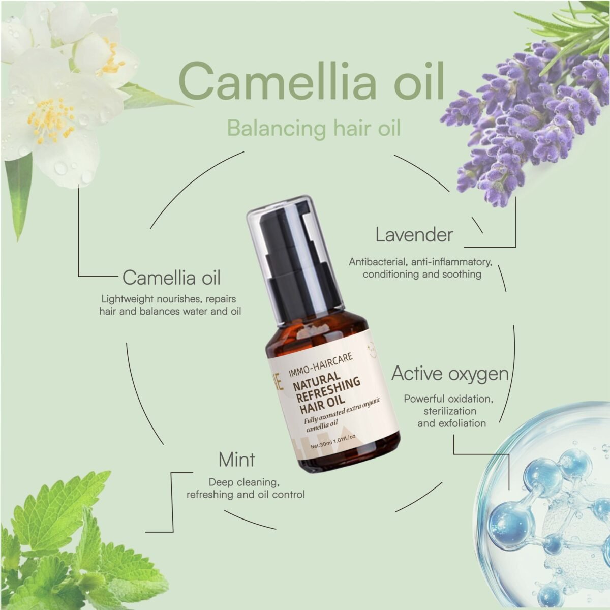 Natural Refreshing Hair Oil - Immagine 2